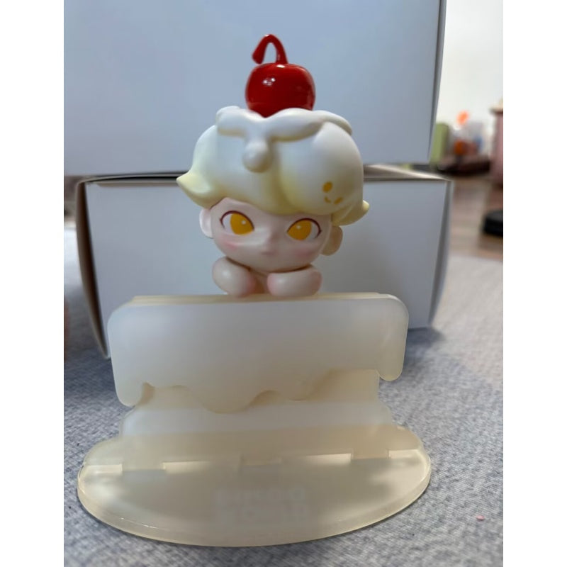 DIMOO Cream Squares Limited Edition Collectible Figure - Cute Cartoon Character for Display, Gift, and Home Decor