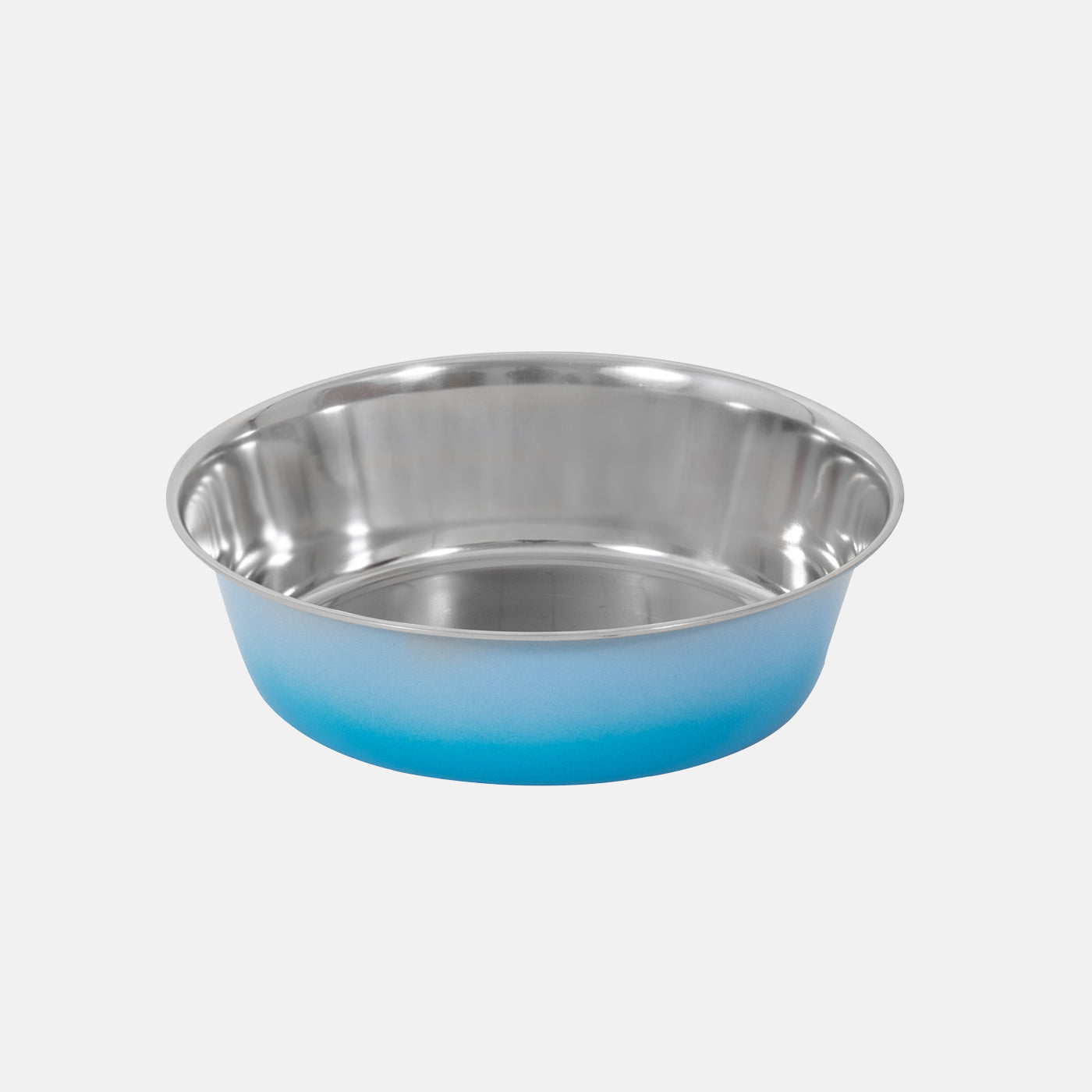 Premium Ombre Stainless Steel Pet Bowl - Non-Slip, Non-Tip Design for Dogs & Cats - Perfect for Home, Travel & Outdoor Use