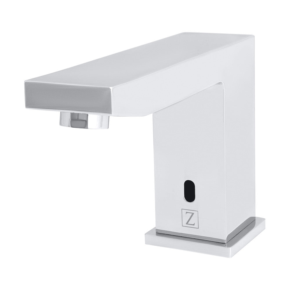 ZLINE Bliss Touchless Bathroom Faucet - Chrome Finish, Motion Sensor Hands-Free Design for Modern Homes (BLS BFS CH) | Perfect for Water Conservation, Kids' Safety & Hygienic Bathing Experience