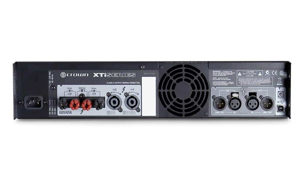 Crown XTi4002 Professional Power Amplifier - 2000W High-Performance Audio Amp for Live Sound, DJ, and Studio Use