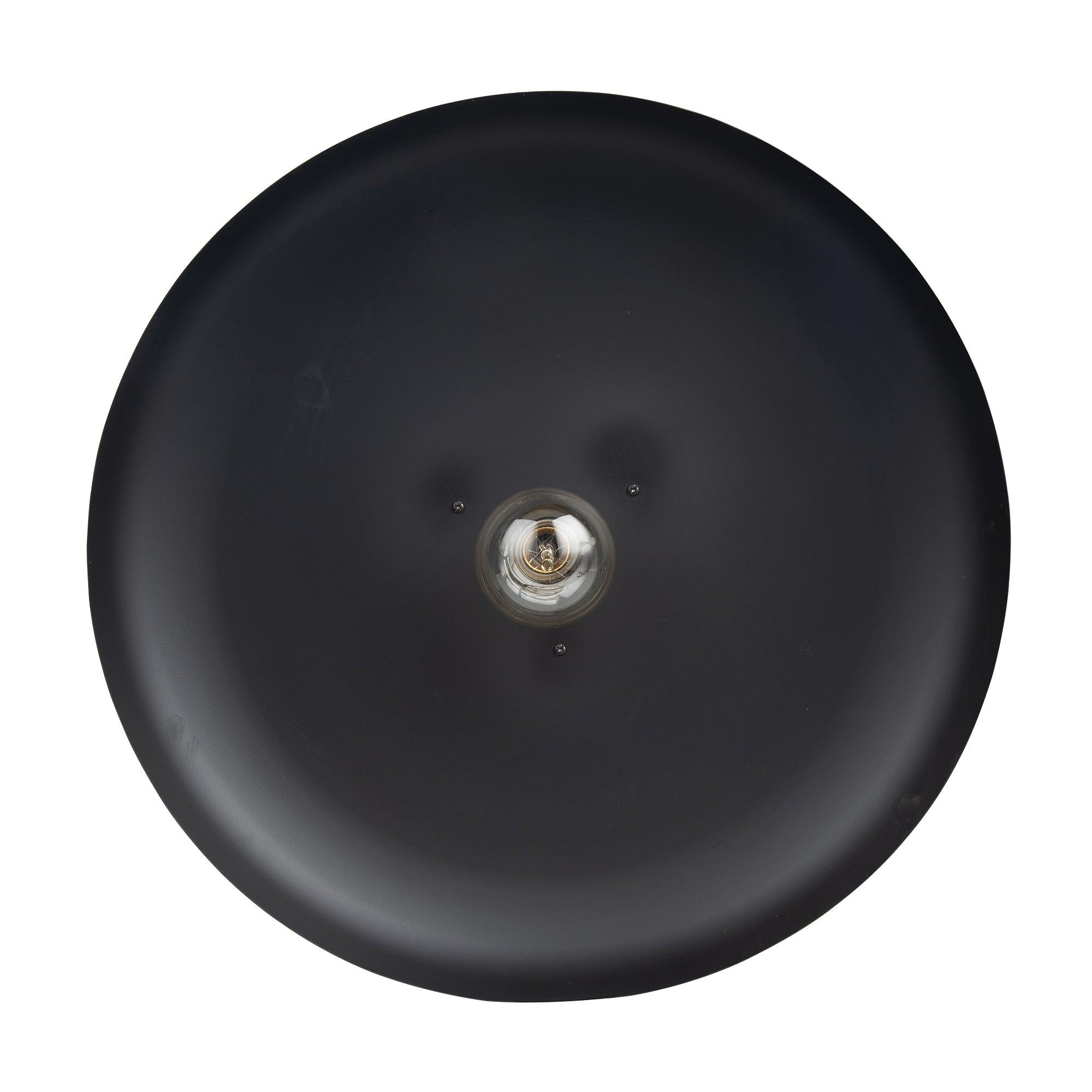 Modern Gold & Black Pendant Light - Beacon 1 Light Fixture for Dining Room, Kitchen Island, or Entryway Lighting
