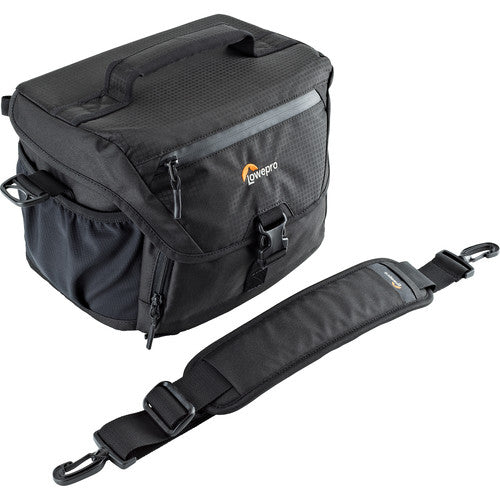 Lowepro Nova 180 AW II Camera Shoulder Bag - Waterproof DSLR/SLR Camera Case with All-Weather Cover - Perfect for Travel, Photography & Outdoor Adventures (Black)