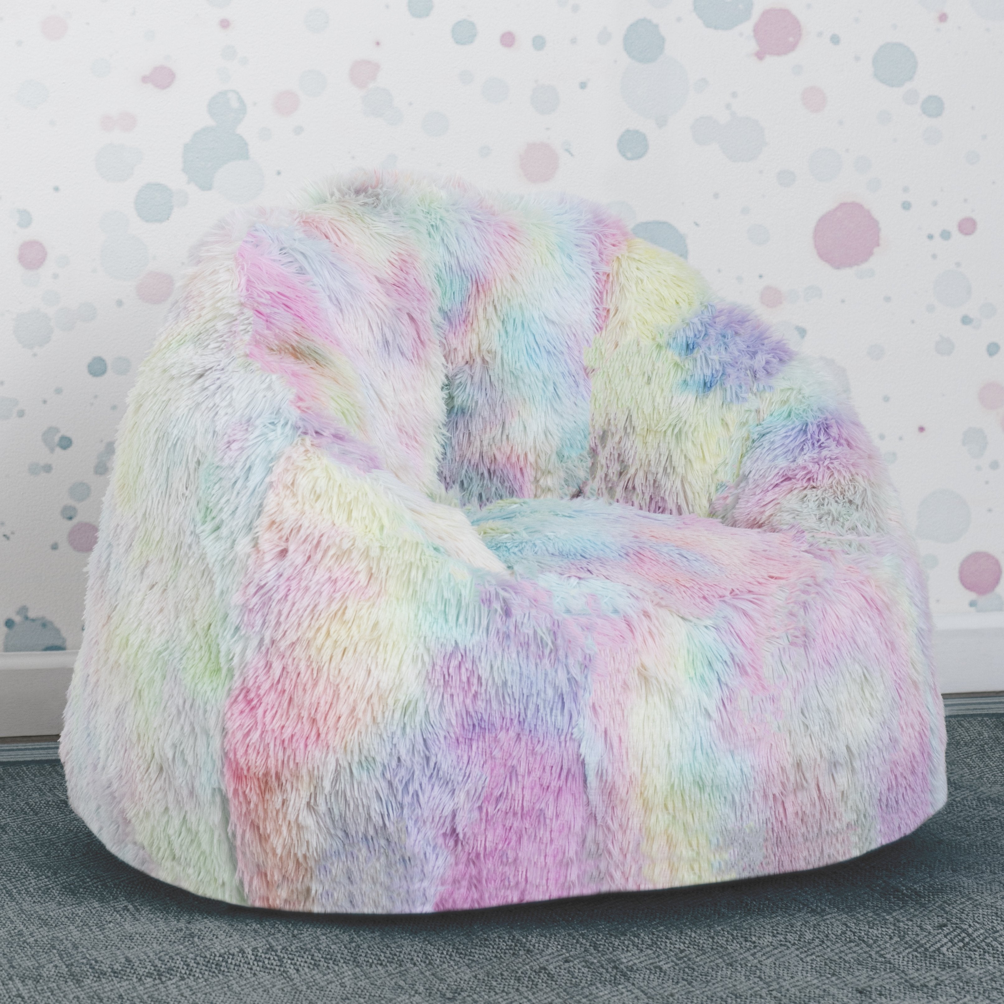 **Cozy Fluffy Kids Chair - Soft Plush Toddler Armchair for Ages 2-6 Years - Perfect for Nursery, Playroom & Reading Nook**