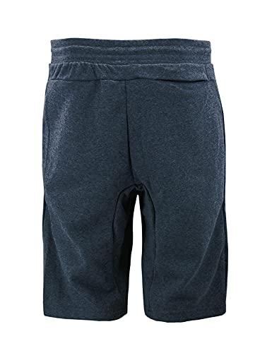Luxe Theory Men's Athletic Shorts with Drawstring & Zipped Pockets - Breathable Soft Jersey Fabric for Gym, Running, Workout & Casual Wear