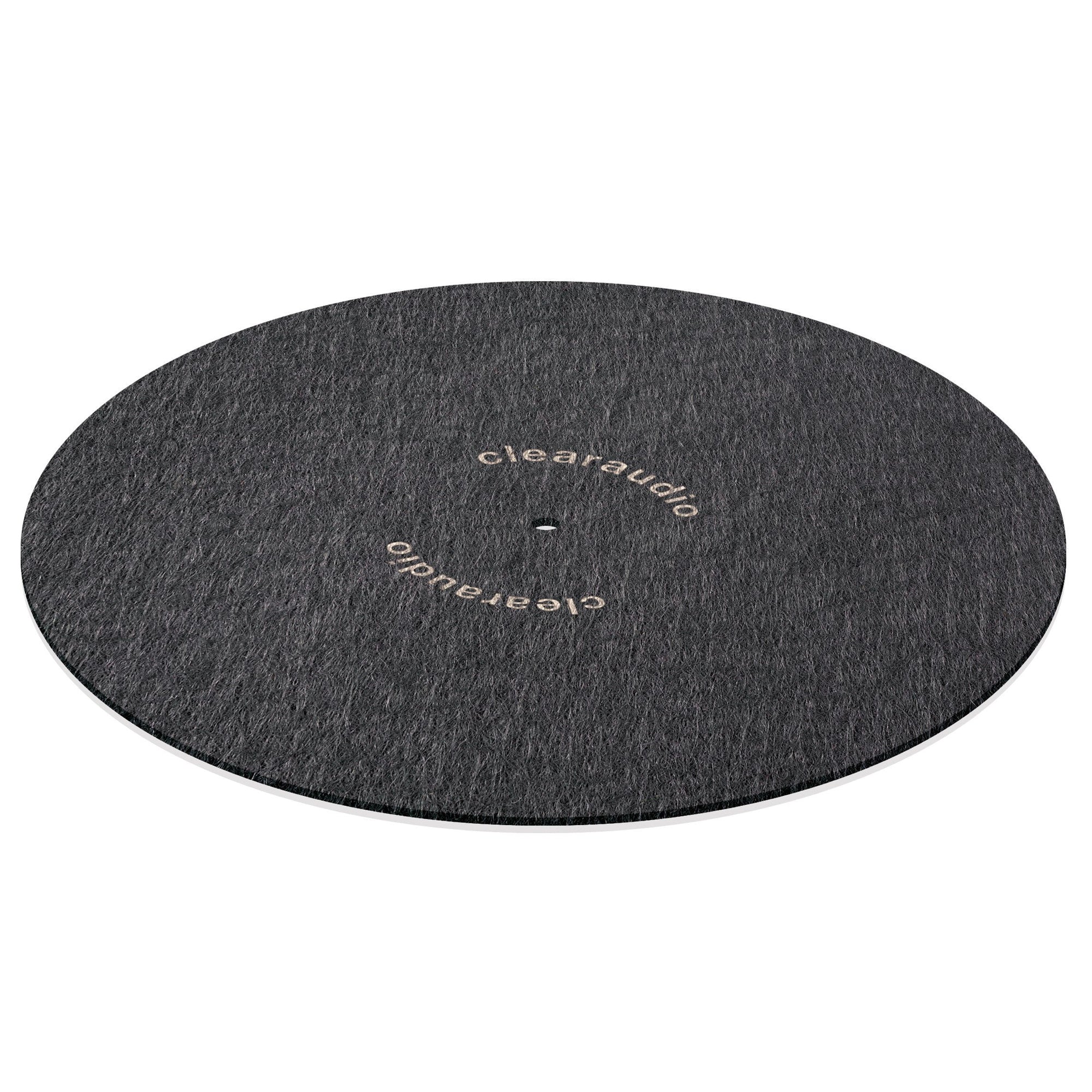 Clearaudio Premium Leather Turntable Mat - High-Quality Vinyl Record Player Accessory for Audiophiles - Perfect for Home Audio Setup & Vinyl Collection