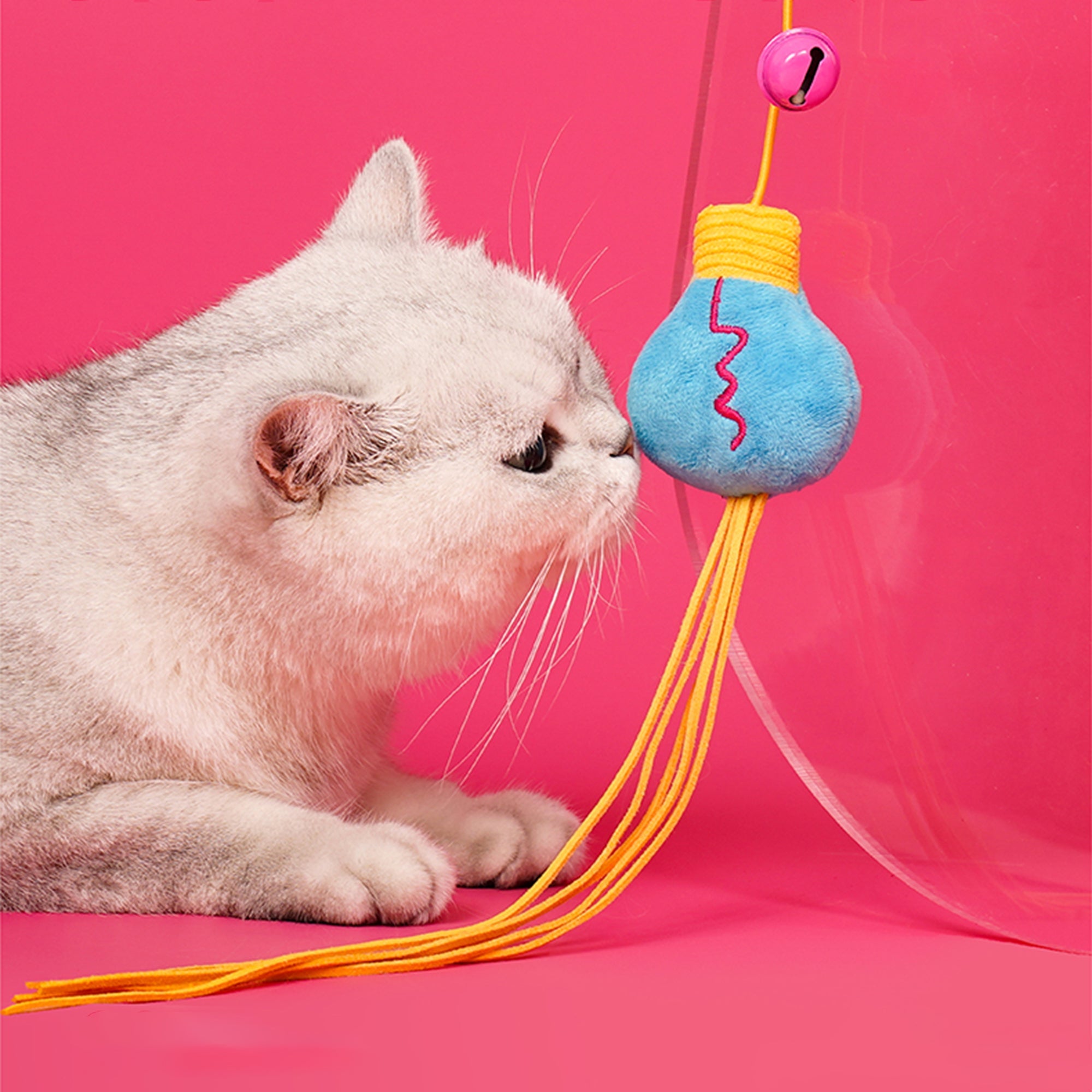 ZEZE Pets Elastic String Cat Toy - Interactive Play for Kittens & Cats - Perfect for Indoor Exercise & Bonding