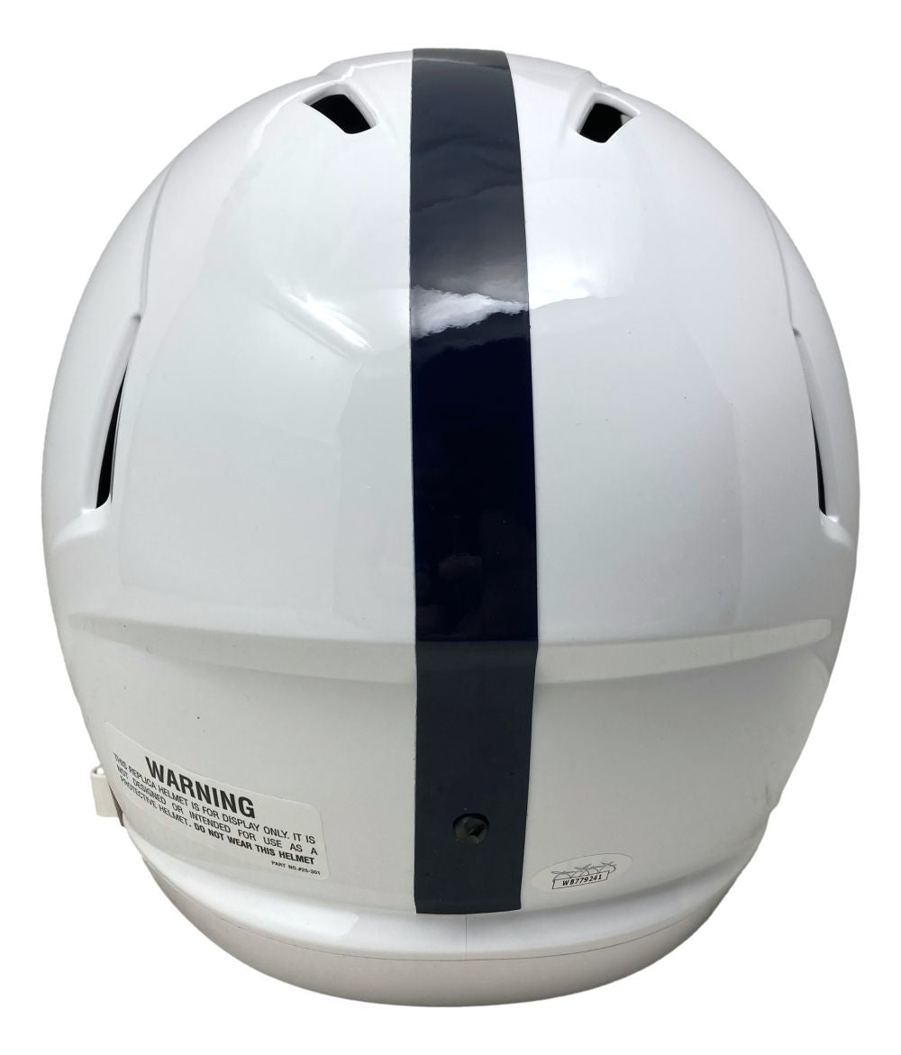 Dani Dennis Sutton Autographed Penn State Nittany Lions Full-Size Speed Replica Football Helmet with JSA Certification - Perfect for Collectors, Fans, and Sports Memorabilia Displays