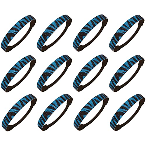 Zebra Teal Black