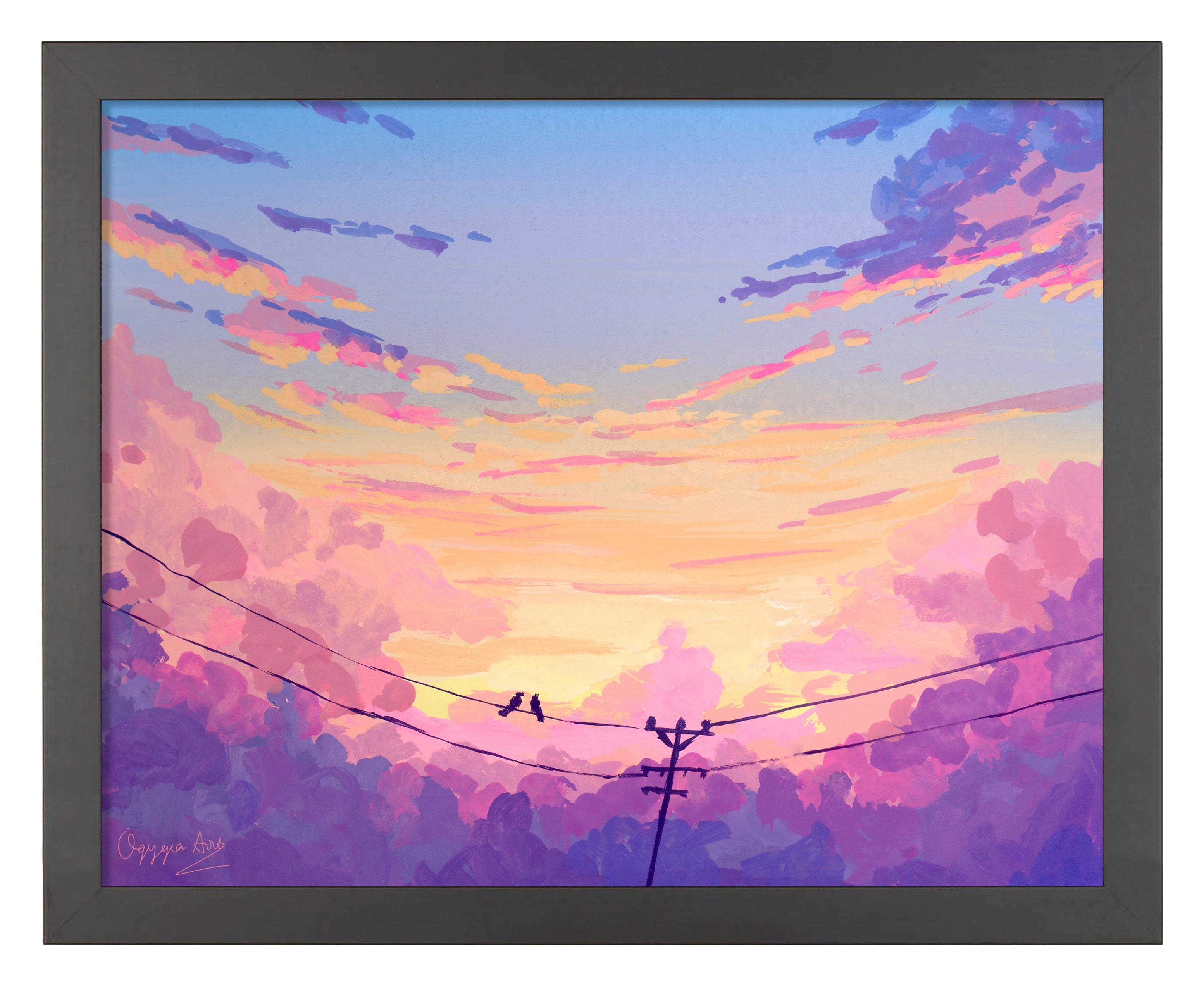 Calm Morning Art Prints - Serene Landscape Wall Decor for Living Room, Bedroom & Office - Perfect for Home & Office Decor