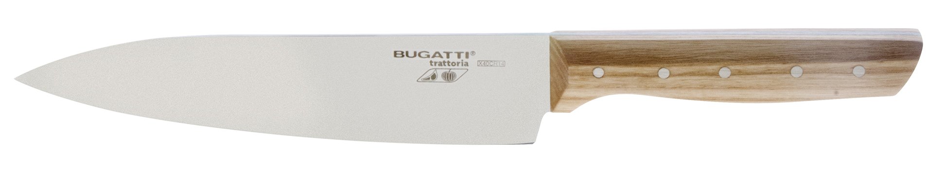 Professional Italian Kitchen Knife with Ash Wood Handle - Perfect for Home Cooking, Restaurant Use & Culinary Gifts