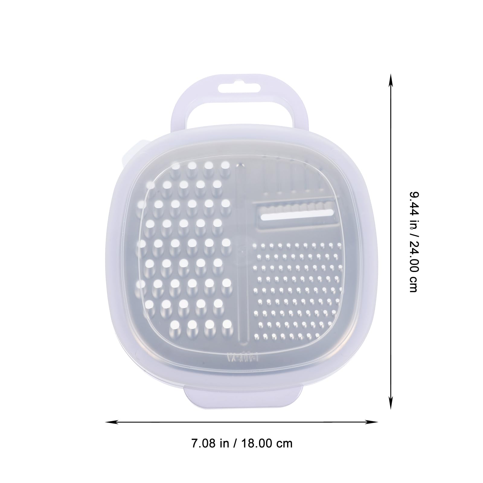 DOITOOL Stainless Steel Cheese Grater with Container & Handle - Kitchen Cheese Shredder for Parmesan, Mozzarella, Cheddar | Perfect for Pasta, Pizza, Salads & Baking