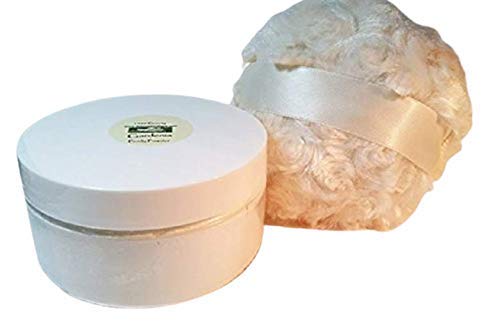 Gardenia Scented Silk Powder Gift Set - 8 oz Jar with Silky Powder & White Powder Puff | Luxurious Body Powder for Women, Soft Skin Care, Bridal Shower Gift, Wedding Favor, Birthday Present