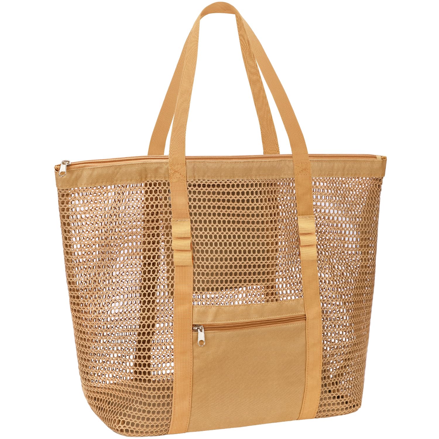 Premium Mesh Beach Tote Bag for Women - Large Waterproof Hobo Bag with Reinforced Handles - Perfect for Beach, Pool, Travel & Shopping Accessories
