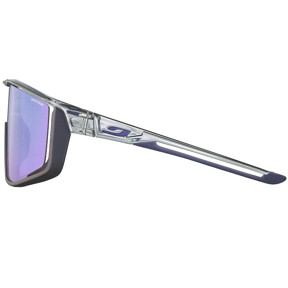 Julbo Fury Violet Bri/Gris SP1 FL Sunglasses - UV Protection, Polarized, Lightweight for Running, Cycling & Outdoor Sports