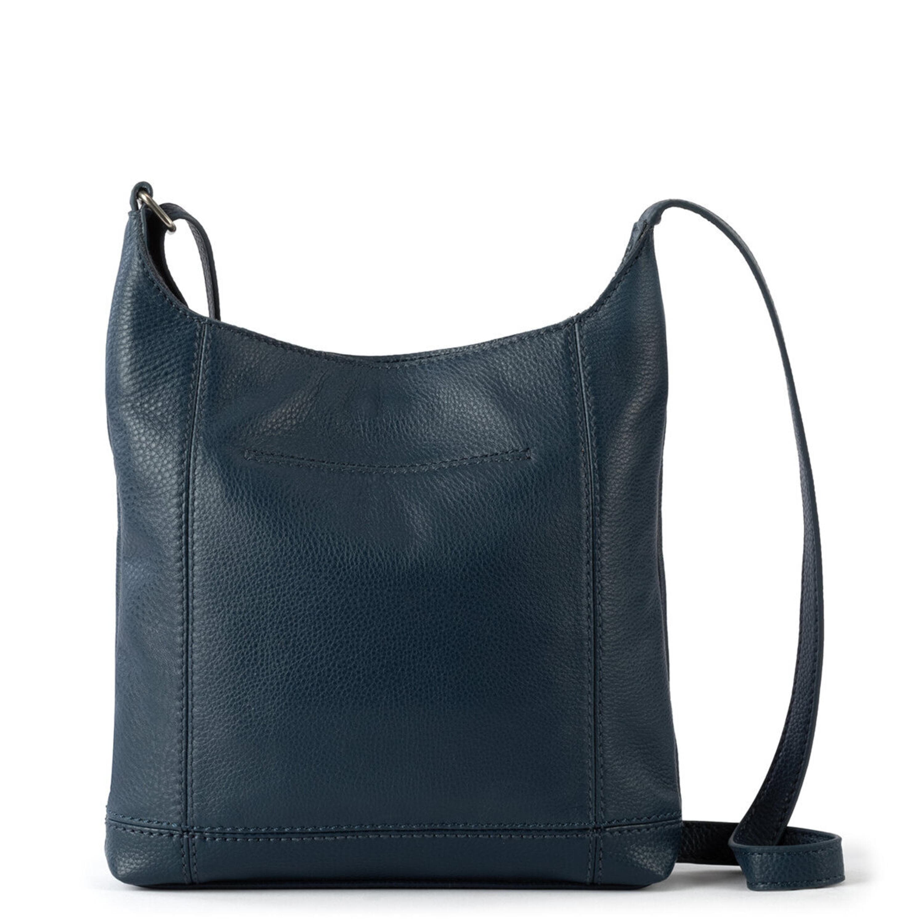 De Young Genuine Leather Crossbody Bag in Indigo Blue - Perfect for Everyday Use, Travel & Fashion Accessories