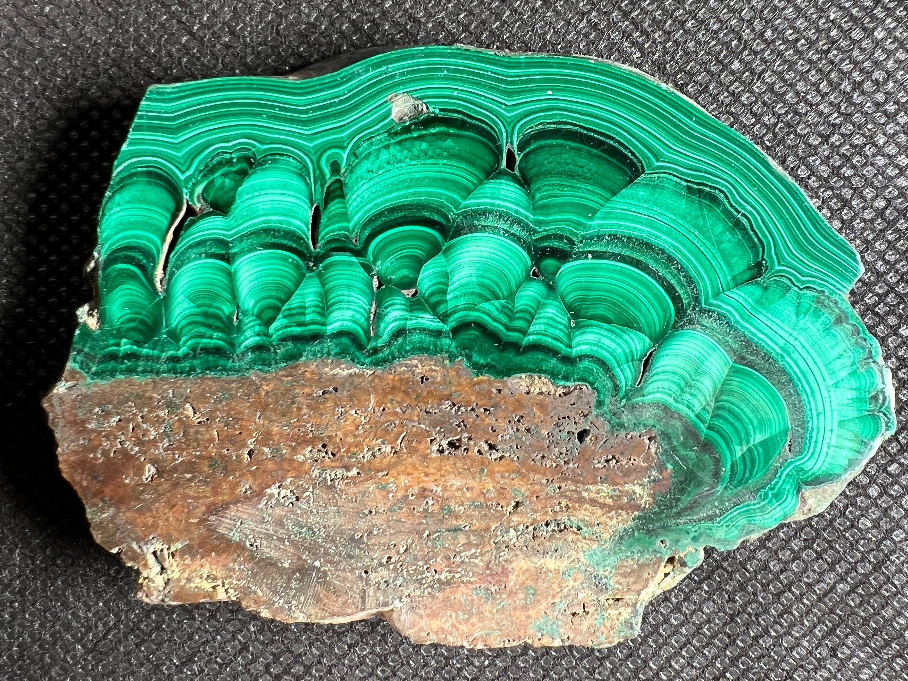 Natural Green Malachite Crystal Slab - Premium Stone for Jewelry Making, Unique Spiritual Gift, Home & Office Decor (50396) | Healing Crystal for Meditation, Feng Shui & Energy Work