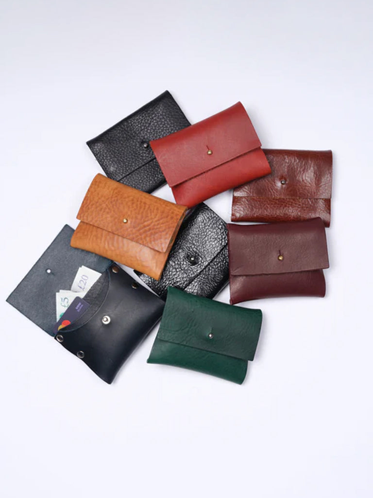 Kate Sheridan Loux Wallet in Midnight - Stylish RFID Blocking Leather Wallet for Women - Perfect for Everyday Use, Travel & Business