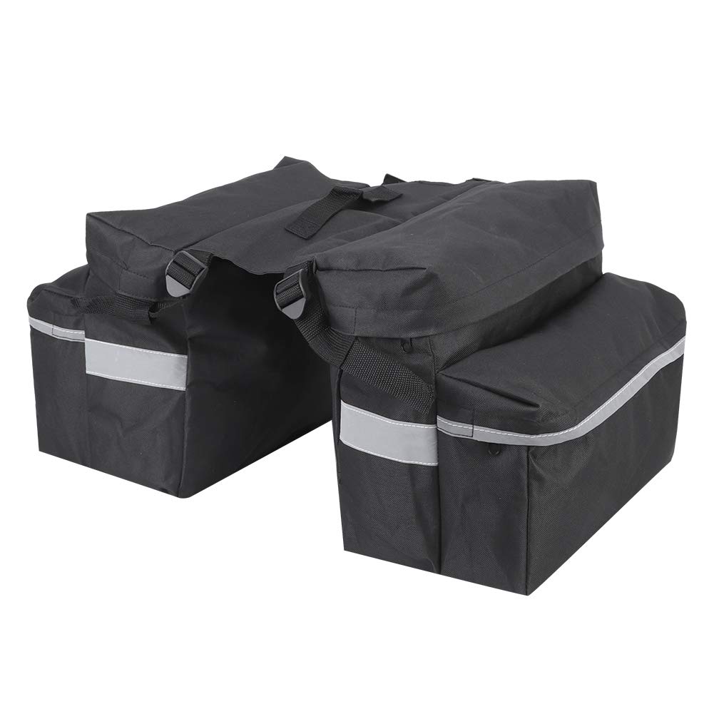 Tbest Bicycle Rear Seat Storage Bag - Large Capacity Oxford Cloth Bike & Motorcycle Cargo Carrier - Waterproof Hanging Pack for Outdoor Sports, Cycling & Commuting