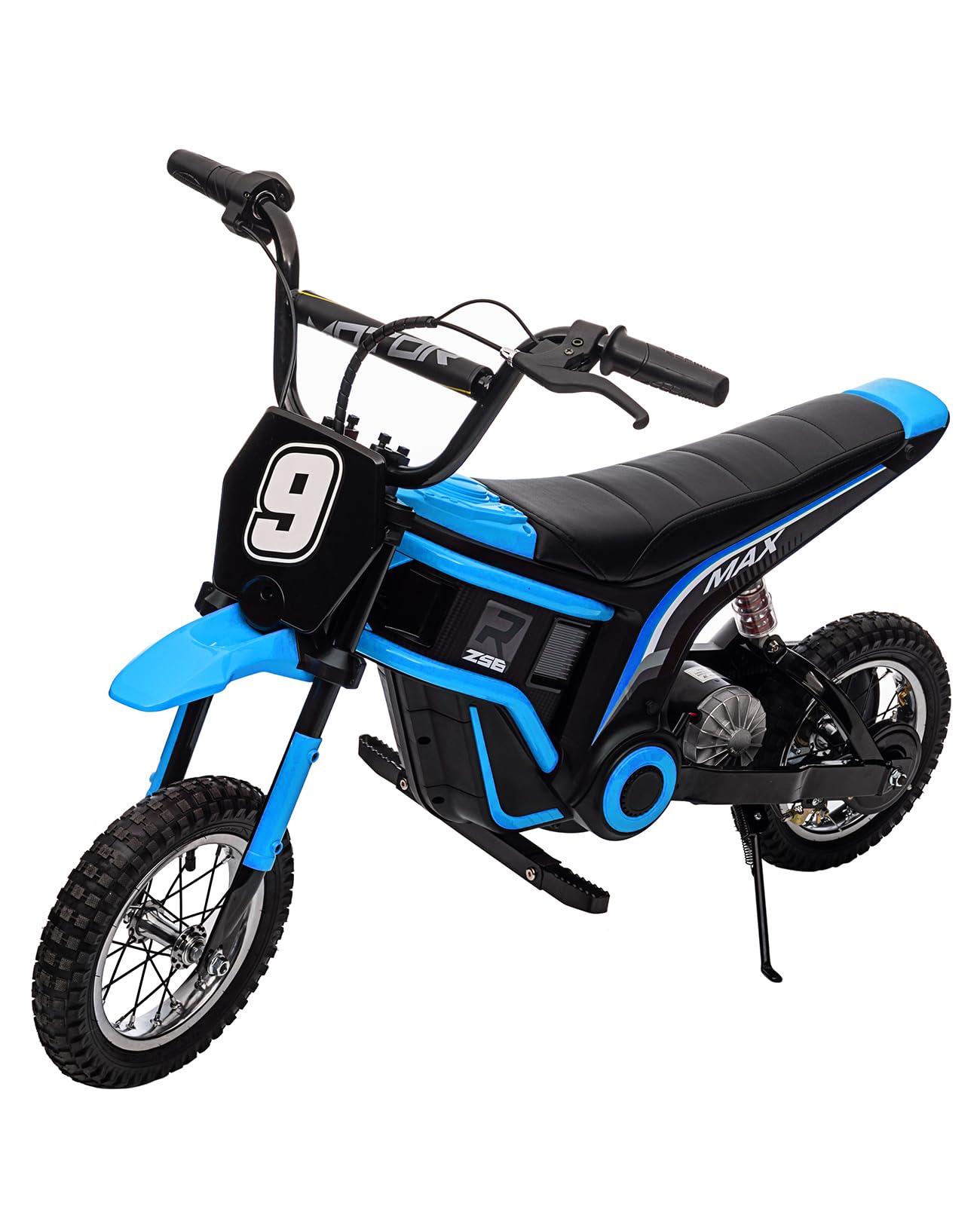 GARVEE 24V 10A 350W Kids Electric Dirt Bike - 14.29MPH Top Speed, 3-Speed Modes, for Ages 5-17, Blue | Perfect for Off-Road Adventure, Backyard Riding & Outdoor Play