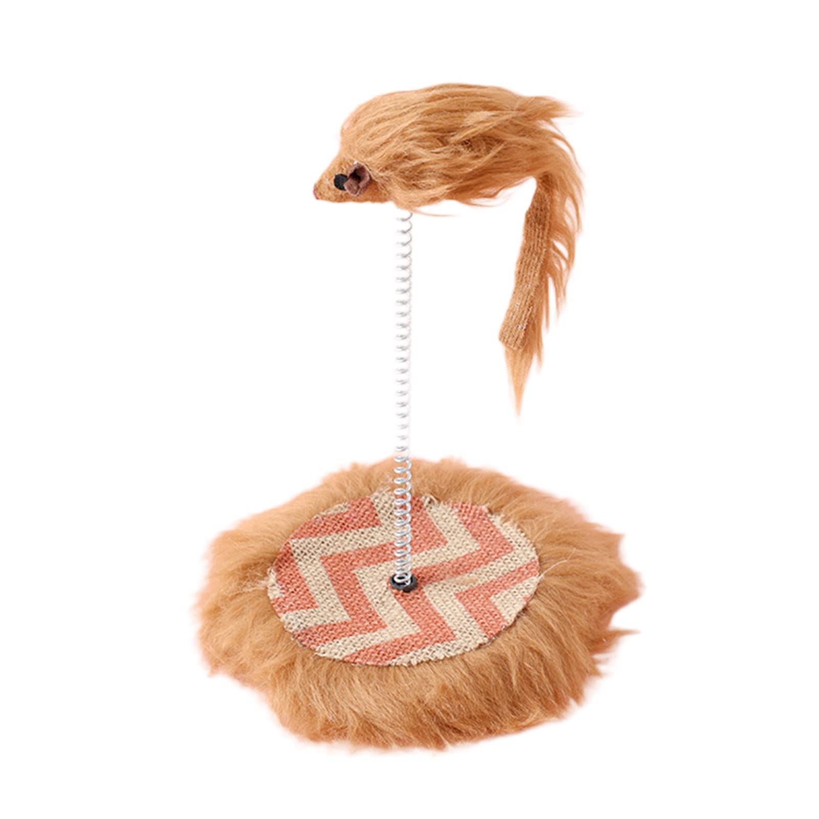 Interactive Cat Toy Spring Rod with Plush Mouse - Fun Scratching & Training Toy for Cats - Perfect for Playtime & Exercise