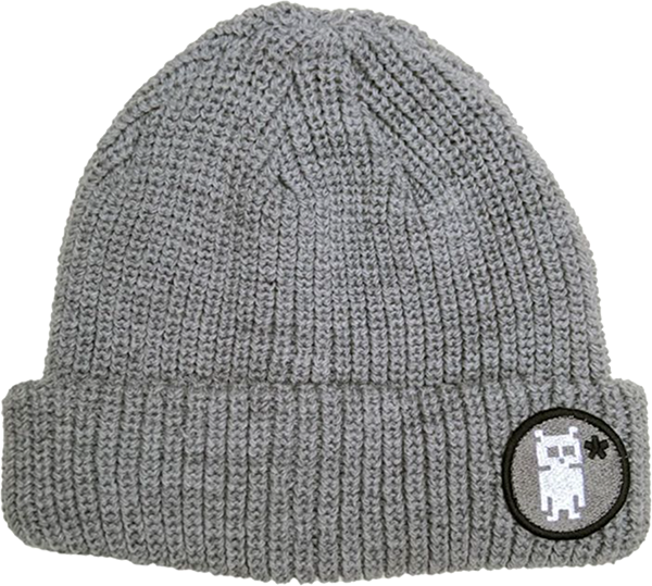 Darkroom Carbon Heathered Woven Beanie Grey - Warm Winter Knit Hat for Men & Women - Perfect for Skiing, Hiking & Outdoor Activities