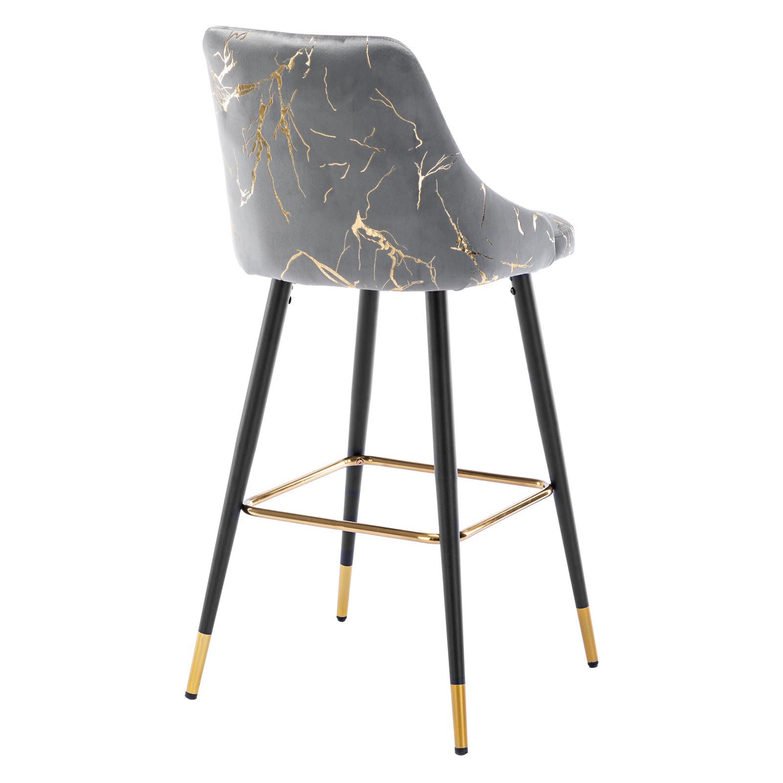DUHOME Velvet Bar Stools Set of 2 - 30