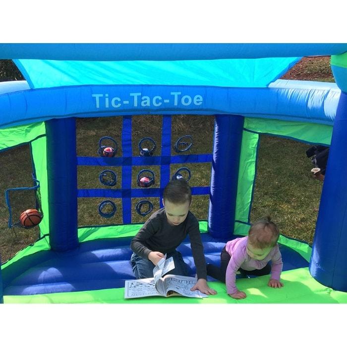 Island Hopper Shady Play Inflatable Bounce House for Kids - Indoor/Outdoor Game Room, Birthday Parties & Backyard Fun
