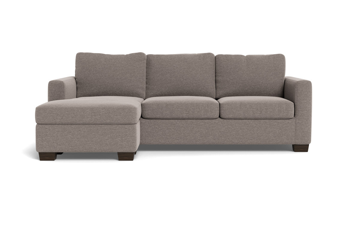 Reversible Chaise Queen Sleeper Sofa - Convertible Sectional Couch with Storage | Perfect for Small Spaces, Guest Rooms & Apartments