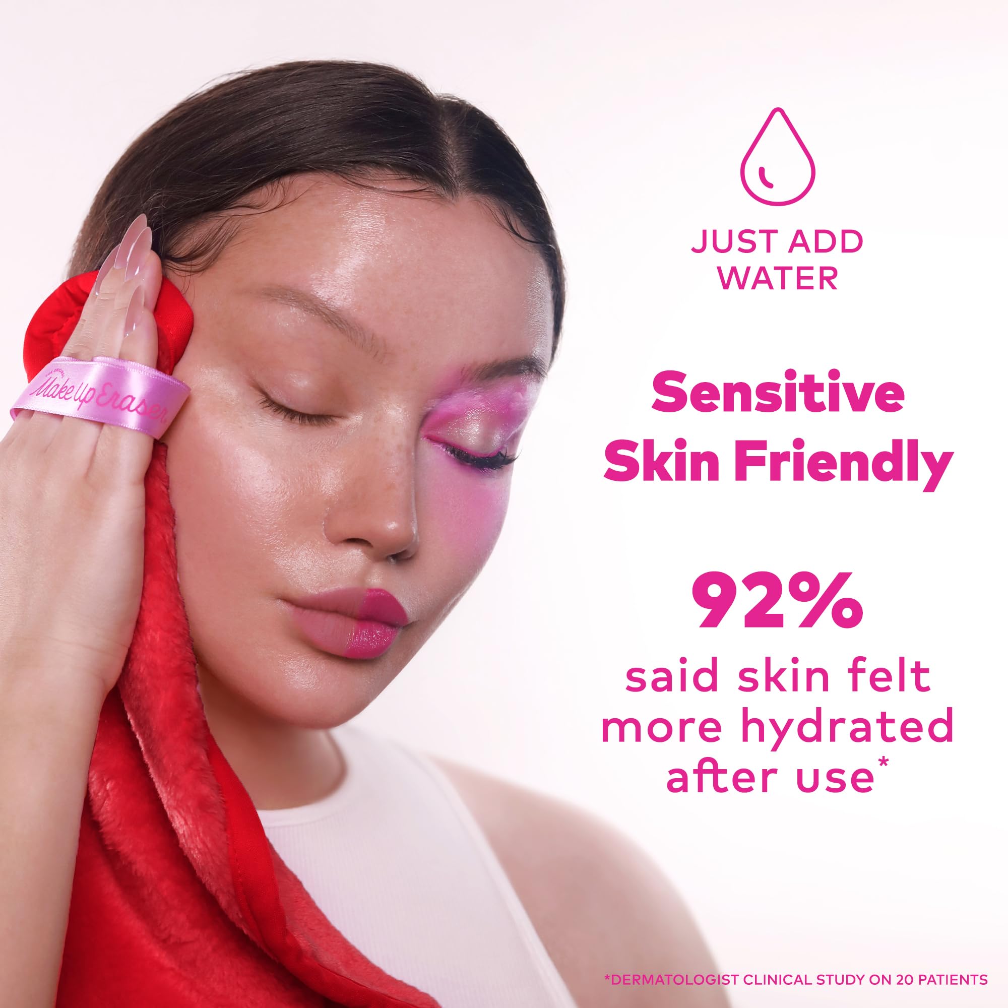 The Original MakeUp Eraser PRO - Effortlessly Remove All Makeup with Just Water (Waterproof Mascara, Eyeliner, Foundation, Lipstick & Sunscreen) | Reusable & Eco-Friendly Makeup Remover Cloth for Gentle Daily Cleansing & Travel