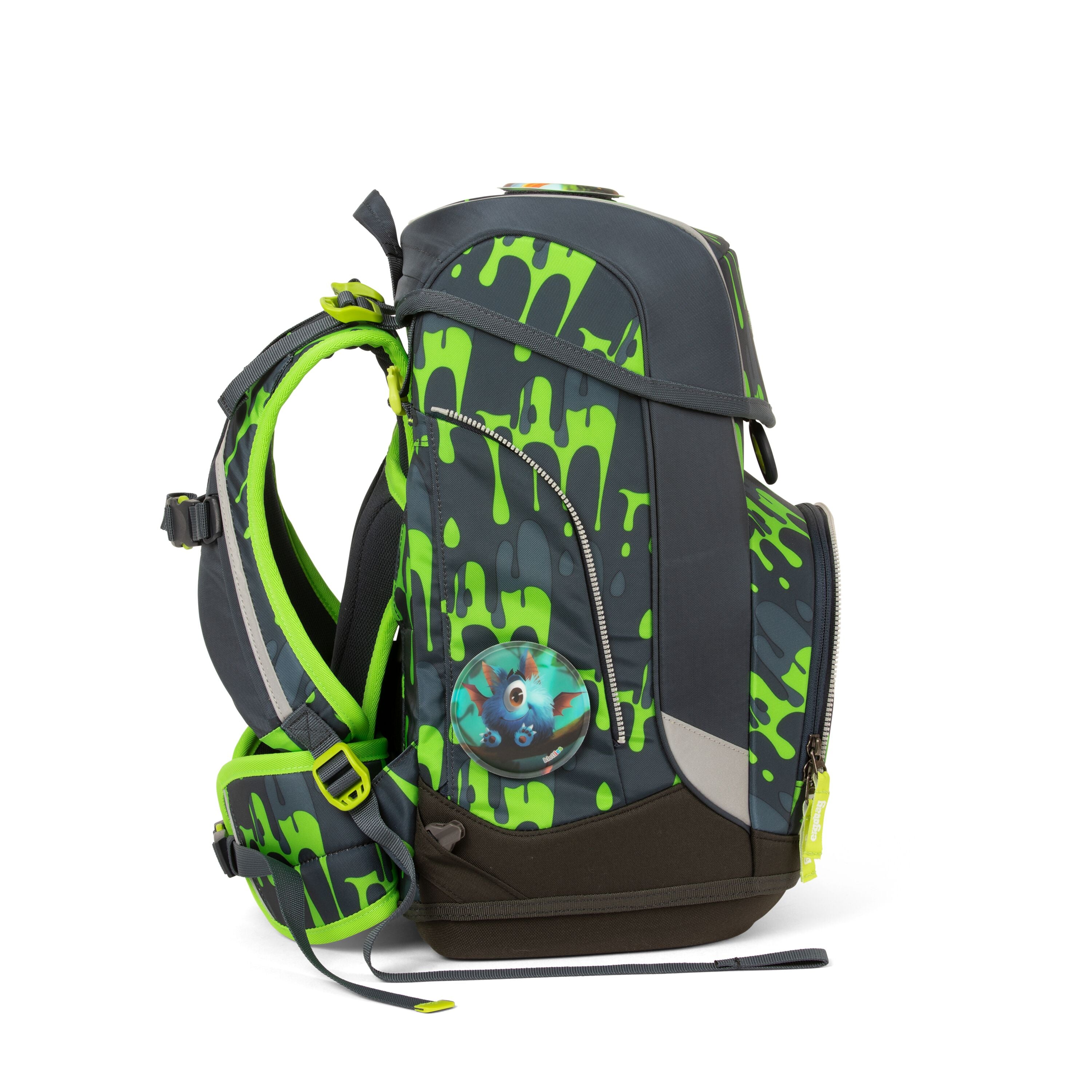 Ergobag SET Cubo 5-Piece School Backpack with Glibbbär - Perfect for Kids' School, Travel & Outdoor Adventures