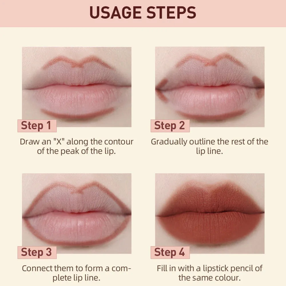 2-Piece Lipliner Pen Set - Waterproof & Long-Lasting Lip Liner Kit for Precise Lip Contouring | Perfect for Everyday Makeup, Parties & Professional Use