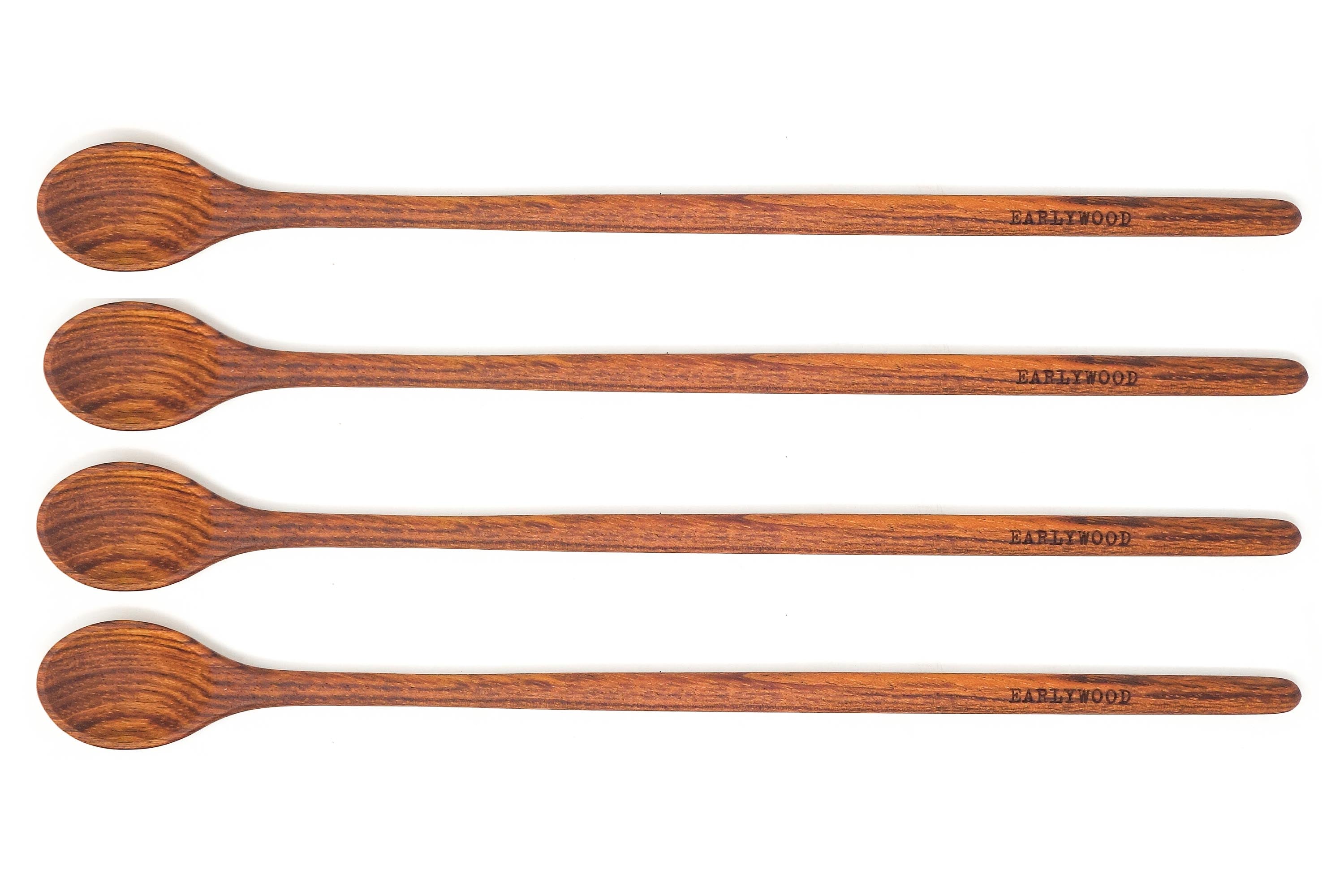 Premium Wooden Tasting Spoon Set - Natural Bamboo Cooking Utensils for Olive Oil, Honey & Spices - Perfect for Kitchen, Baking & Gourmet Food Tasting