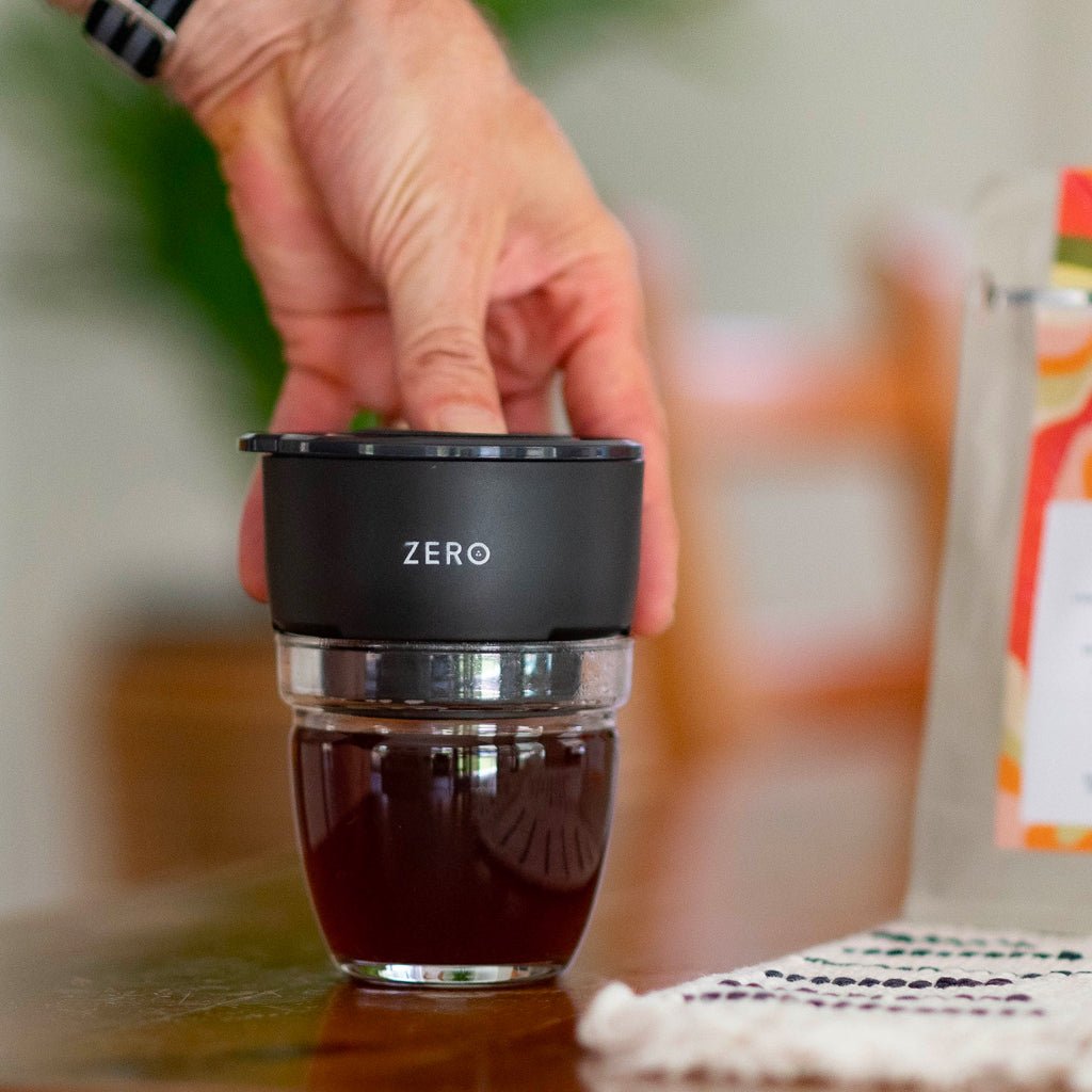 Trinity ZeroPress Model One Espresso Machine - Compact & Fast Home Coffee Maker for Espresso, Latte & Cappuccino - Perfect for Small Kitchens, Offices & Dorm Rooms