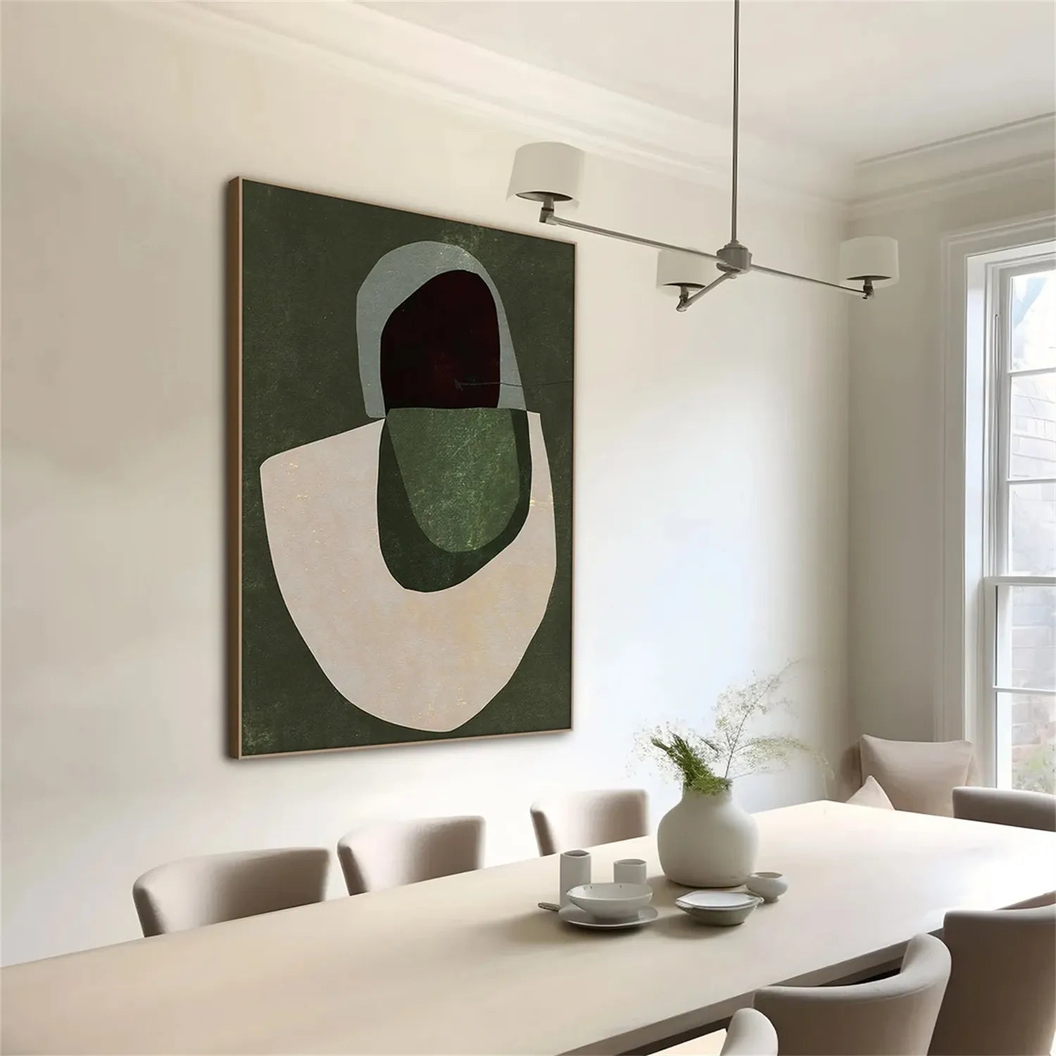 Abstract Painting #AB 193 - Modern Wall Art for Home & Office Decor | Unique Handmade Canvas Artwork for Living Room, Bedroom & Workspace