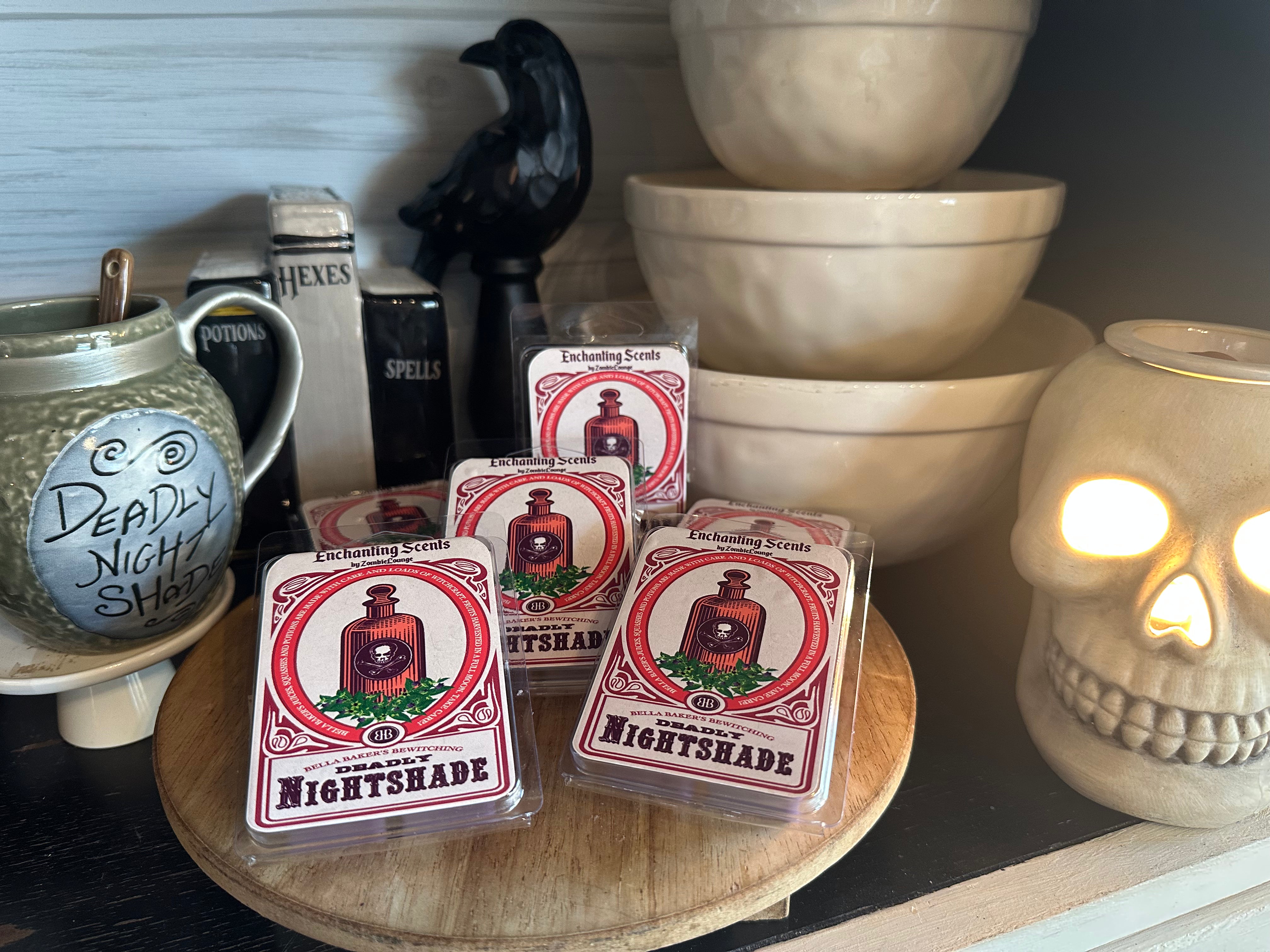 Deadly Nightshade Scented Wax Melts for Home Fragrance - Perfect for Aromatherapy, Relaxation & Stress Relief