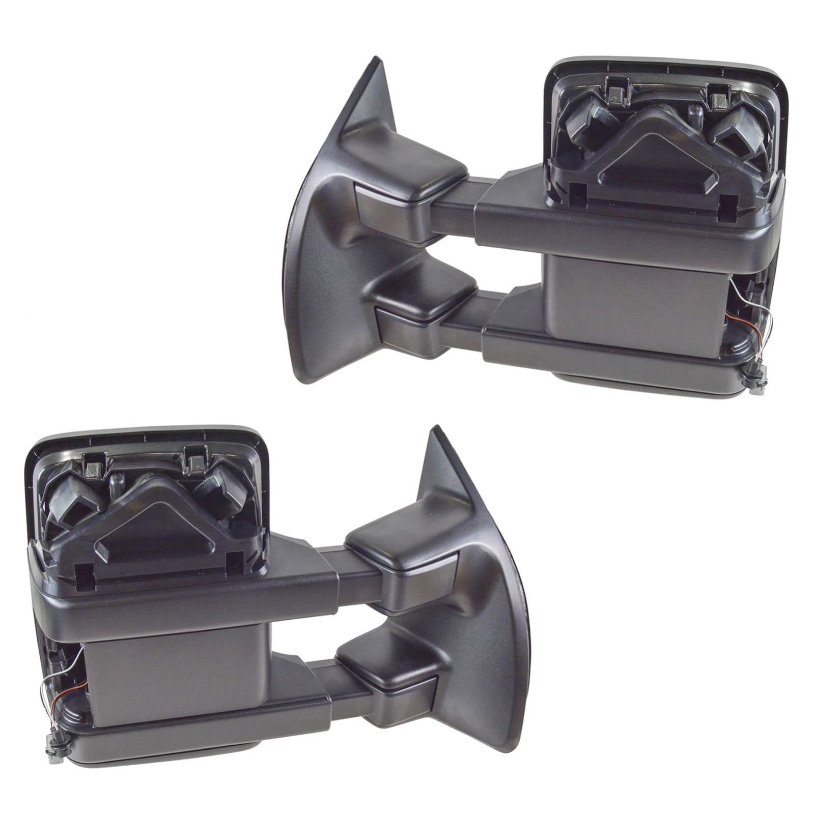 Ford Compatible Power Folding Heated Memory Signal Mirrors - Clearance Tow Pair for Enhanced Visibility & Safety (Perfect for Trucks, SUVs & Towing)