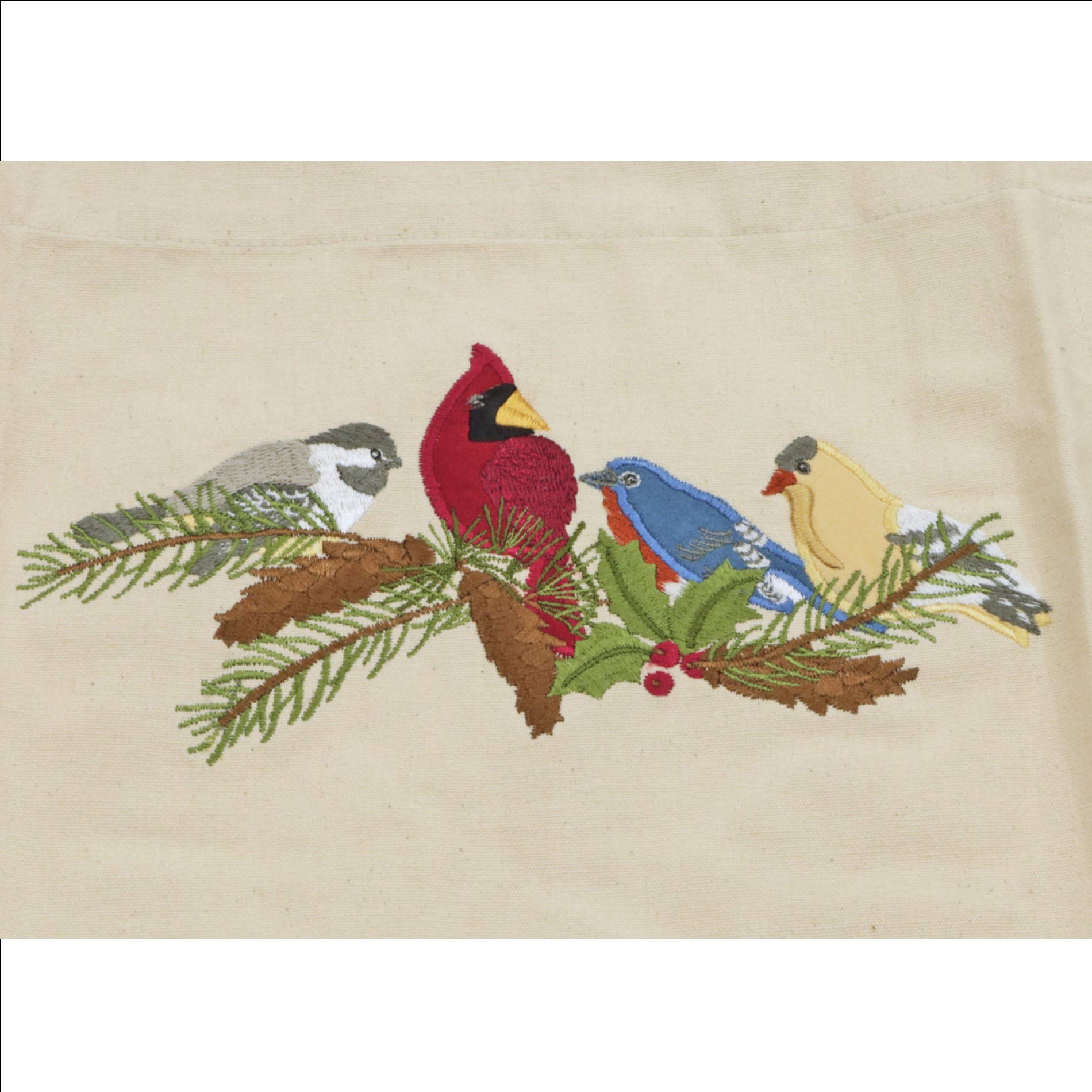 29x31 Canvas Apron with Feathered Holiday & Home Sweet Home Christmas Designs - Perfect for Cooking, Baking, Crafting & Festive Home Decor