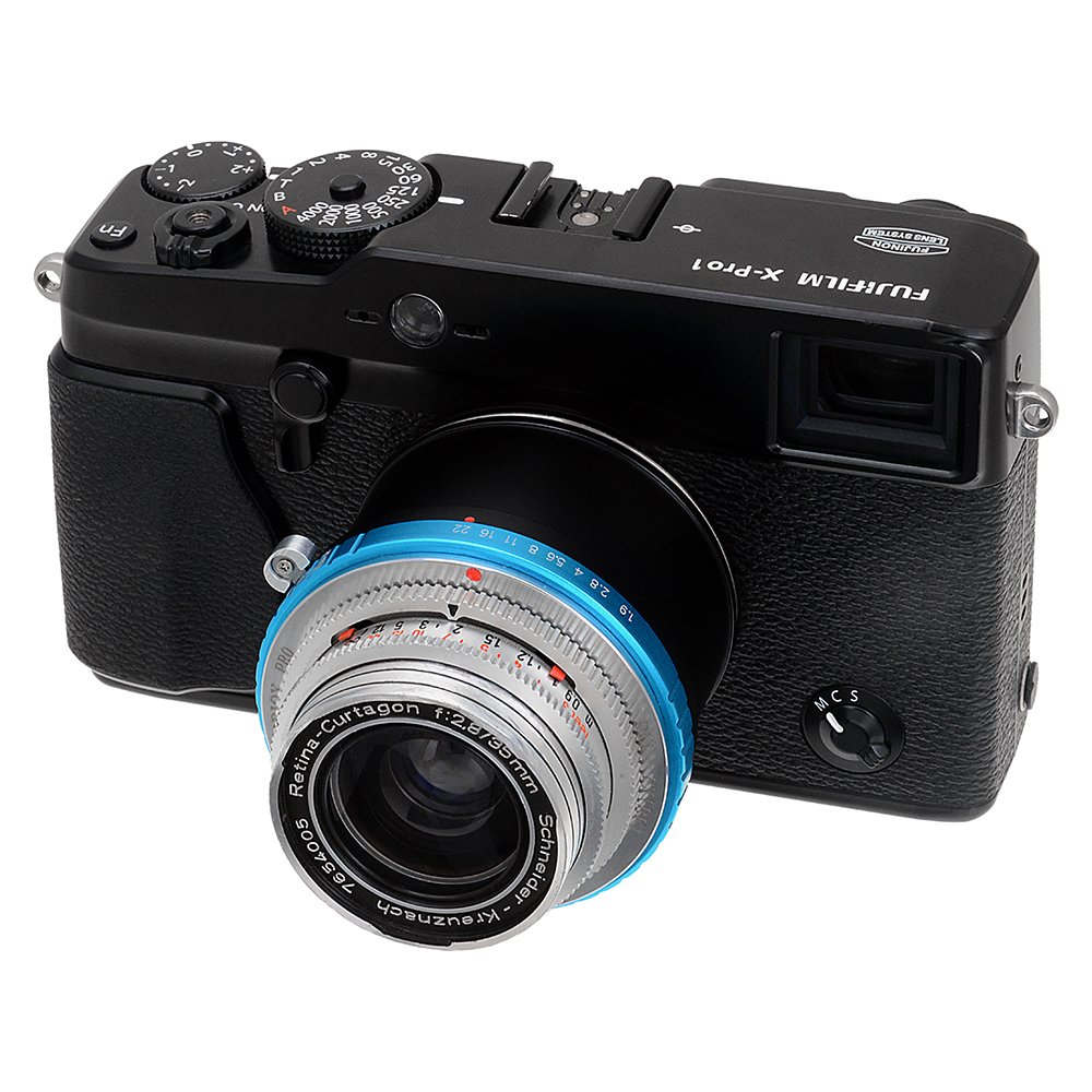 Fotodiox Pro DKL to Fujifilm X-Mount Lens Adapter - Compatible with Deckel Bayonet Lenses for Fujifilm X Series Cameras - Perfect for Vintage Lens Photography & Film Making