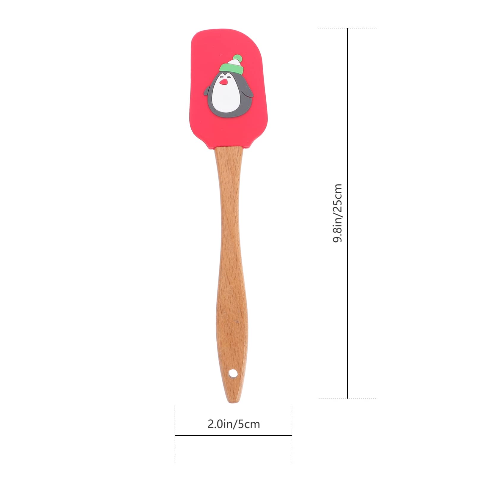 Hemoton 4-Piece Silicone Spatula Set - Heat-Resistant Kitchen Scrapers for Baking, Cooking, Cake Decorating & Pastry Making - Non-Stick Flexible Handled Spatulas for Mixing, Spreading & Frosting - Perfect for Home Bakers & Professional Chefs