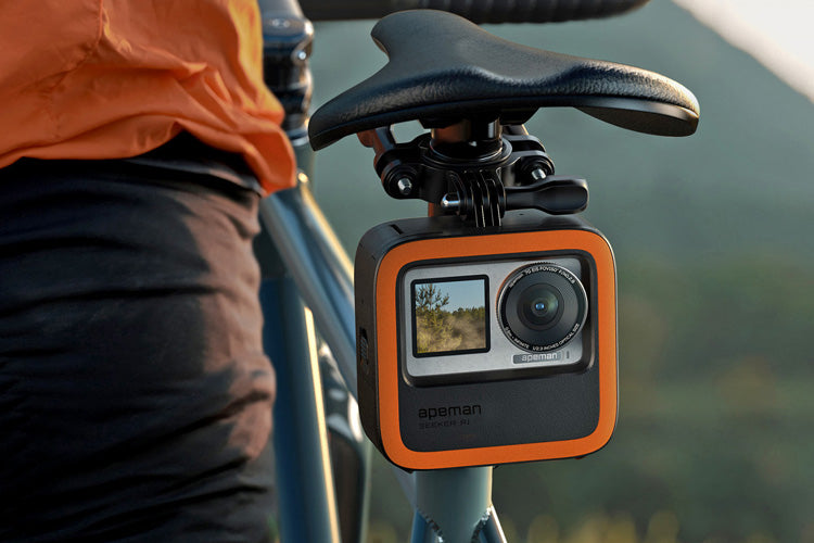 Apeman Seeker R1 4K Ultra HD Waterproof Cycling Camera with Night Vision - Perfect for Mountain Biking, Road Cycling & Outdoor Adventures