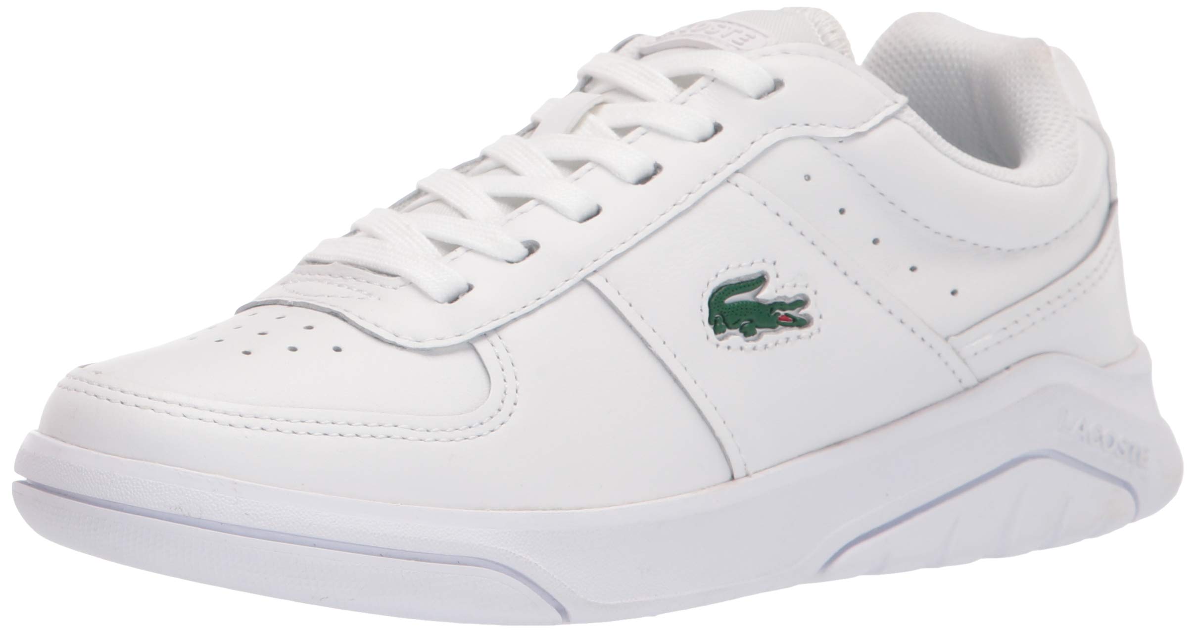 Lacoste Women's Game Advance Sneakers - Comfortable White Leather Tennis Shoes for Women | Casual Walking, Workout & Everyday Wear