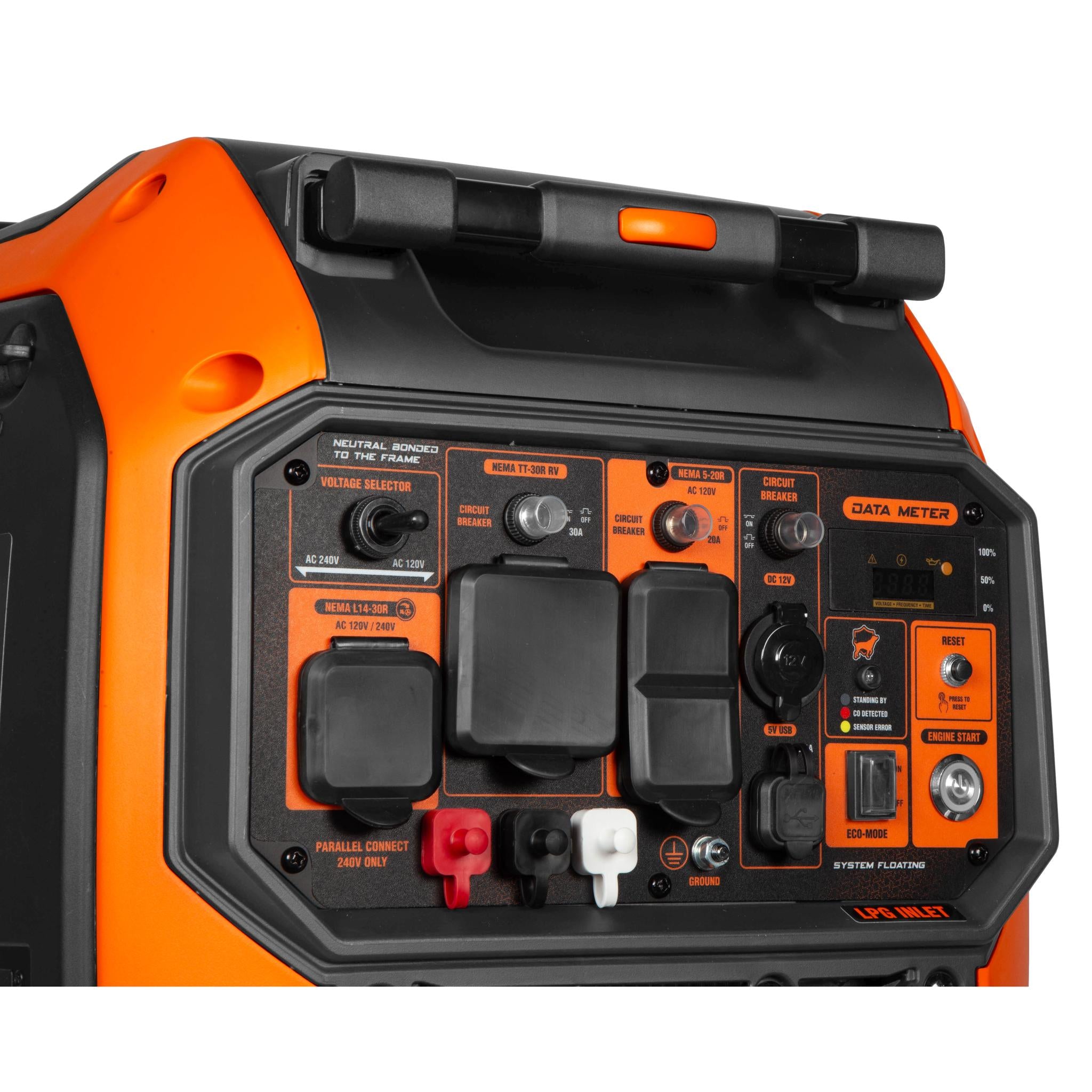 WEN DF680iX 6800W Dual Fuel Portable Inverter Generator with Electric Start - RV Ready, CO Watchdog & Fuel Shut Off | Backup Power for Home, Camping & EV Charging | Quiet Gas/Propane Generator for Emergency & Outdoor Use