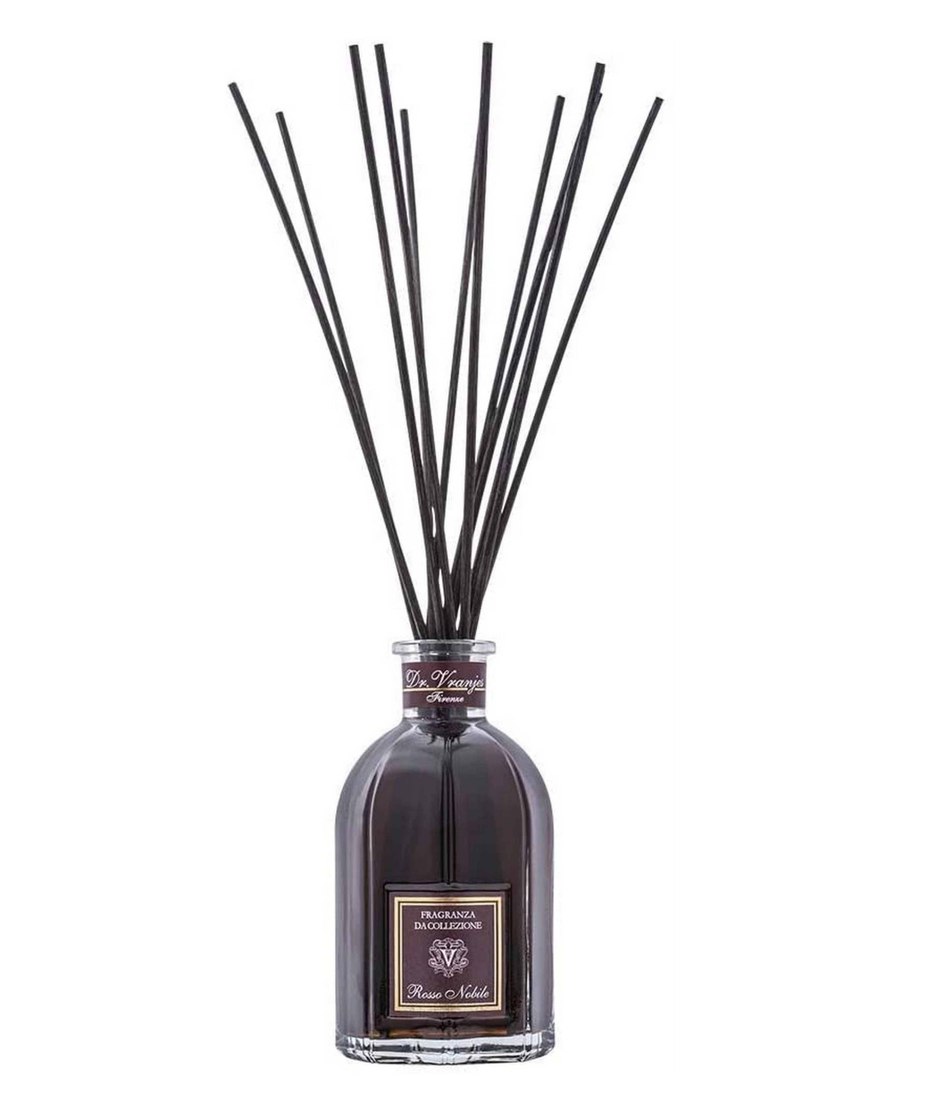 Dr. Vranjes Rosso Nobile Luxury Reed Diffuser Set - 2500ml Premium Home Fragrance for Living Room, Bedroom & Office | Long-Lasting Scented Oil Diffuser for Aromatherapy & Relaxation