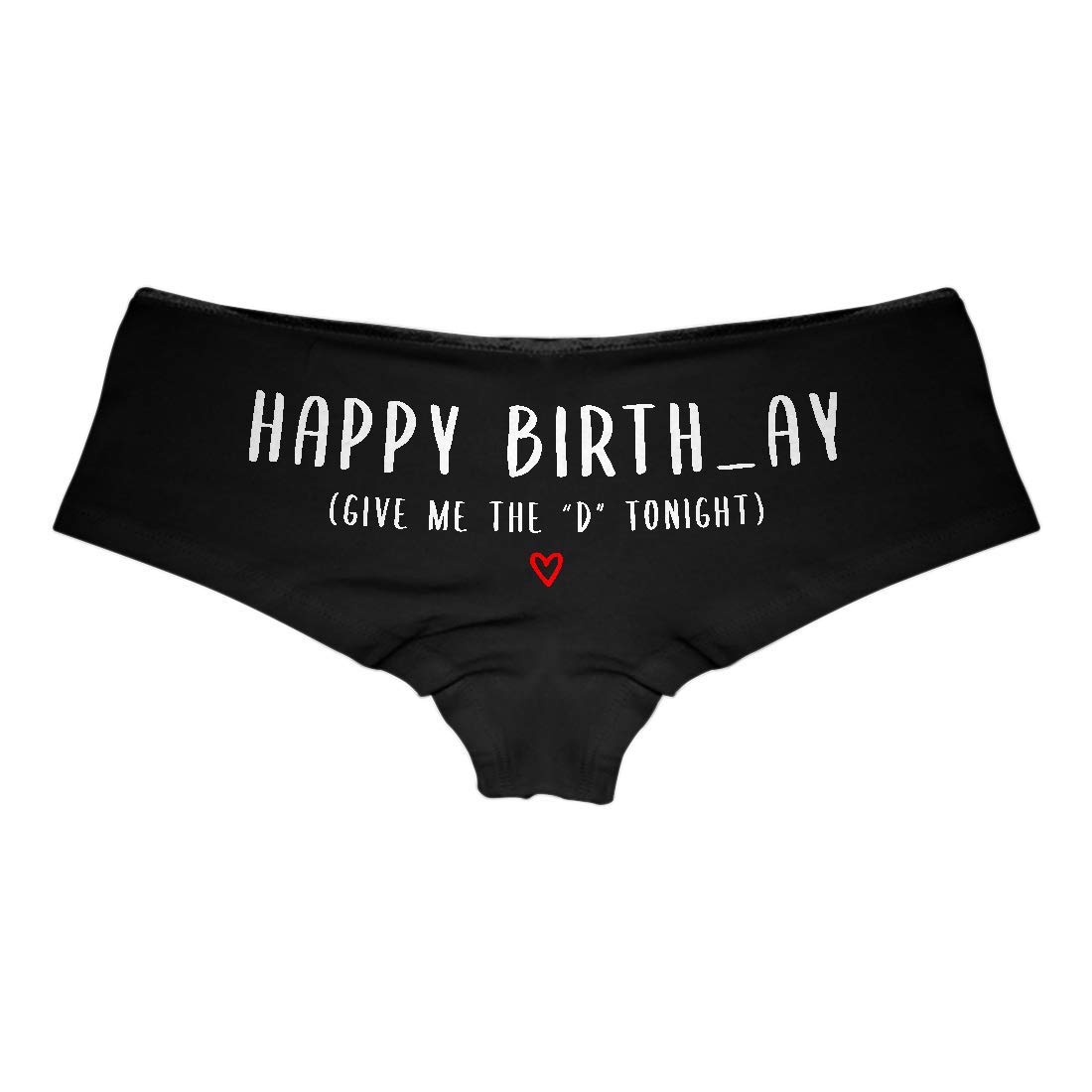 Happy Birthday Novelty Hipster Panties for Women - Fun & Flirty Underwear Gift for Birthday Parties & Bachelorette Nights