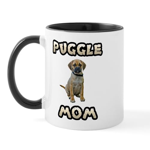 White/Black Inside - Puggle Mom Mug