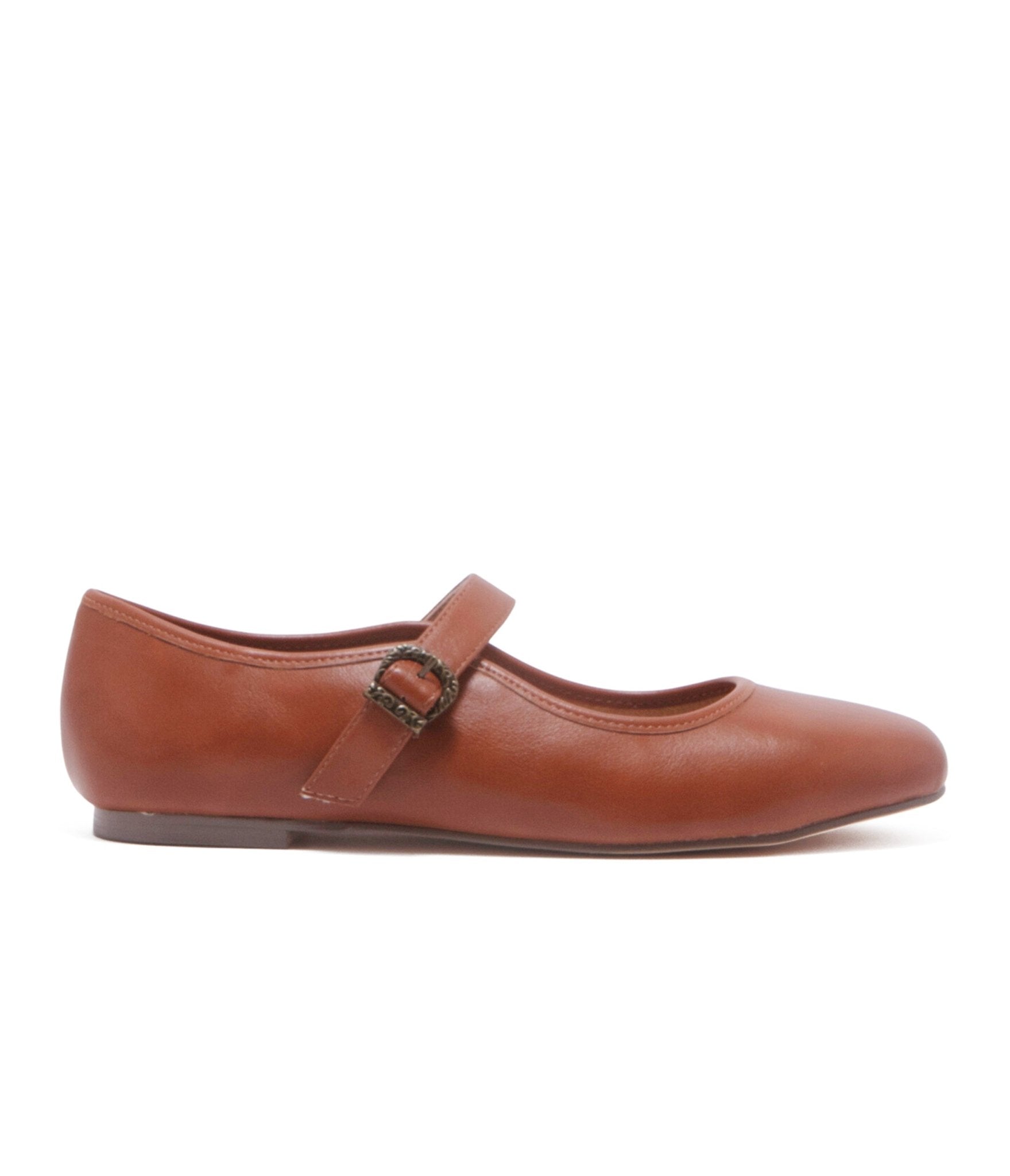 Chelsea Crew Rust Mary Jane Dora Flats - Comfortable Women's Casual Shoes for Work, Walking & Everyday Wear