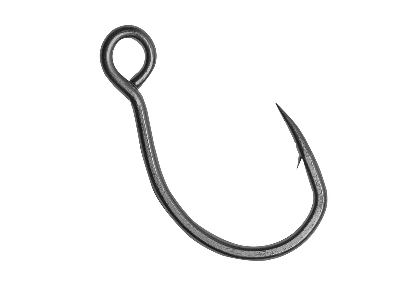 Owner Single Replacement 3x Strong Fishing Hooks - Durable Saltwater & Freshwater Hooks for Bass, Trout, and Catfish Fishing