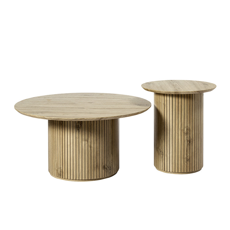 Modern Nesting Coffee Table Set - 2-Piece or 3-Piece Optional - Space-Saving Living Room Furniture for Small Spaces, Apartments & Home Decor