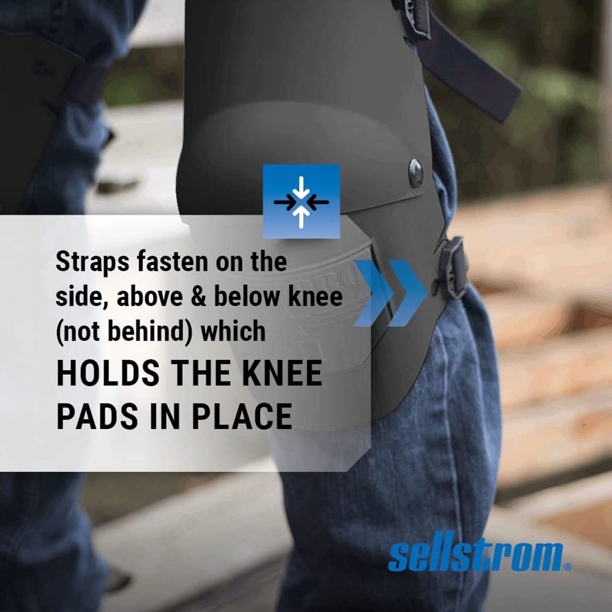 Ultra Flex III Knee Pads for Construction & Gardening - Comfortable Work Protection for Men & Women - Ideal for Roofing & Flooring