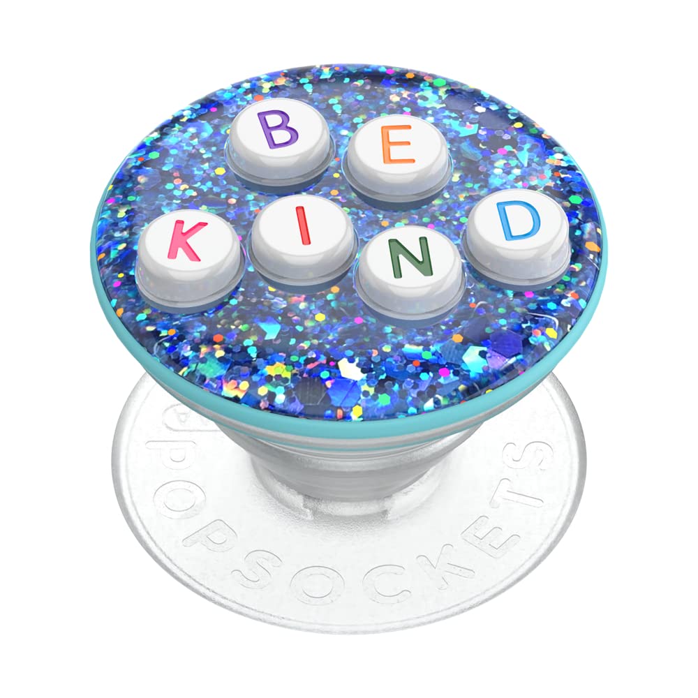 PopSockets Phone Grip with Expanding Kickstand - Be Kind Design for iPhone & Android - Perfect for Workouts, Commuting & Video Calls